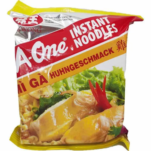 A-One Instant Noodle Chicken Flavour 85g/A-One Ātrās Pagatavošanas Nūdeles – Vistas Garša 85g - Oishii Asian Mart