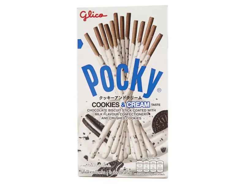 Glico Pocky Cookies & Cream Oreo 40g/ Glico Pocky Cepumi un Krēms (Oreo Garša) 40g