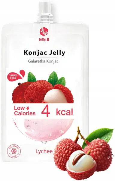 Jelly.B Konjac Drink Lychee Flavor 150ml/ Jelly.B Konjaka Dzēriens Ličī Garša 150ml - Oishii Asian Mart