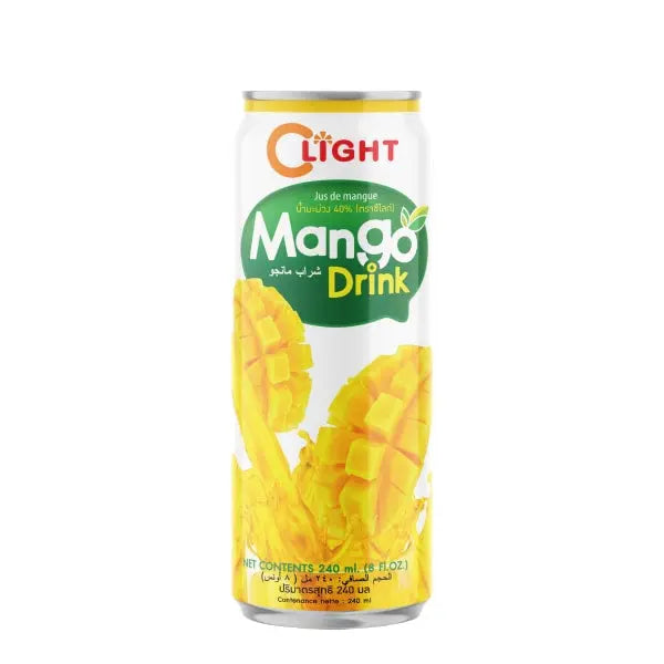C Light Mango Drink 240ml/ C Light Mango Dzēriens 240ml - Oishii Asian Mart