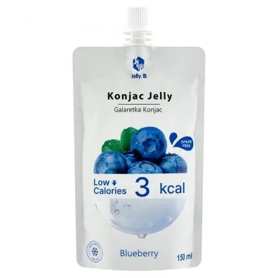 Jelly.B Konjac Drink Blueberry Flavor 150ml/ Jelly.B Konjaka Dzēriens ar Melleņu Garšu 150ml - Oishii Asian Mart