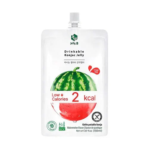 Jelly.B Konjac Drink Watermelon Flavor 150ml/ Jelly.B Konjaka Dzēriens ar Arbūza Garšu 150ml - Oishii Asian Mart