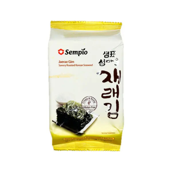 Roasted Korean Seaweed Jarae Gim 5g/ Grauzdētas Korejiešu Jūraszāles Jarae Gim 5g - Oishii Asian Mart