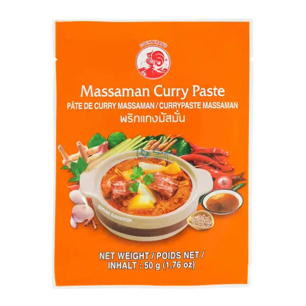 COCK Massaman Curry Paste 50g/ COCK Massaman Karija Pasta 50g - Oishii Asian Mart