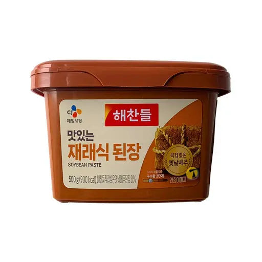 CJ Haechandle Korean Soybean Paste 500g/ CJ Haechandle Korejiešu Sojas Pupiņu Pasta 500g - Oishii Asian Mart