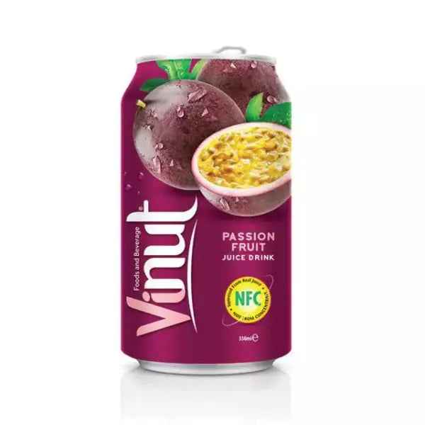 Passion Fruit Juice Drink - VINUT - 330 ml/ Marakuja sulas dzēriens - VINUTS - 330 ml