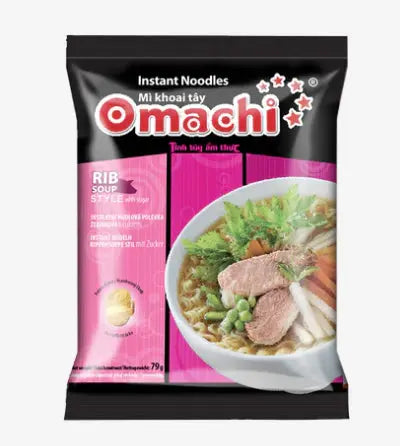 Omachi Instant Potato Noodle Stewed Pork 79g/ Omachi Ātrās Pagatavošanas Kartupeļu Nūdeles ar Lēni Vārītu Cūkgaļu 79g - Oishii Asian Mart