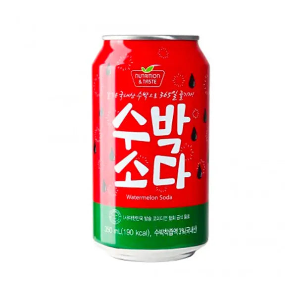 SFC Water Melon Soda Zero 350ml/ SFC Arbūzu Soda Bez Cukura 350ml - Oishii Asian Mart