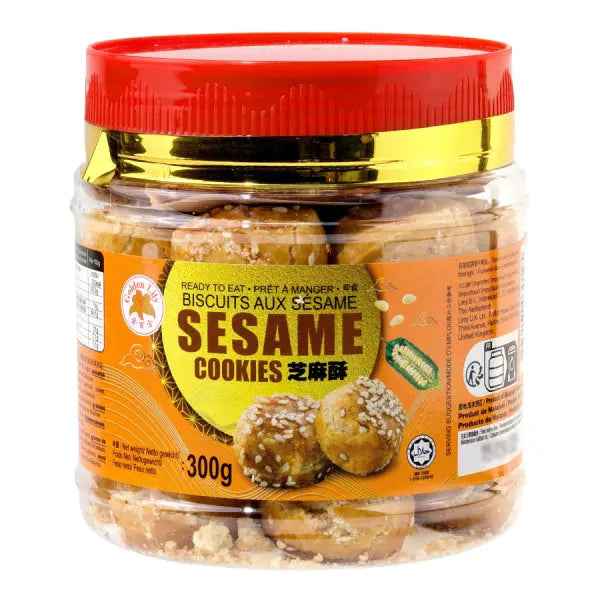 Gold Lily Sesame Cookies 300g/ Gold Lily Sezama Cepumi 300g