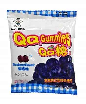 QQ Gummie Blueberry/ QQ Konfektes ar Melleņu Garšu
