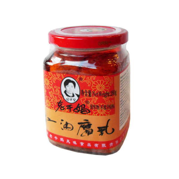 LaoGanMa Preserved Tofu in Chilli Oil 260g/ LaoGanMa Konservēts Tofu čili eļļā 260g (Ķīna) LKK