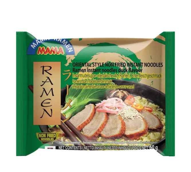 Mama Oriental Duck Ramen 60g/ Mama Ramen Nūdeļes ar Pīles Garšu 60g