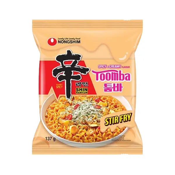 Shin Ramyun Stir Fry Toomba 137g/ Shin Ramyun Toomba garšā 137g (KOREJA) NONG SHIM
