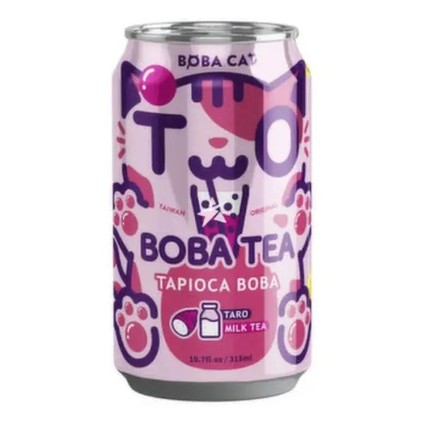 BC Taro Boba milk tea 315ml/ BC taro boba piena tēja 315ml Boba Cat