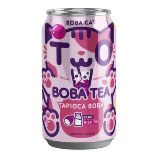 BC Taro Boba milk tea 315ml/ BC taro boba piena tēja 315ml Boba Cat