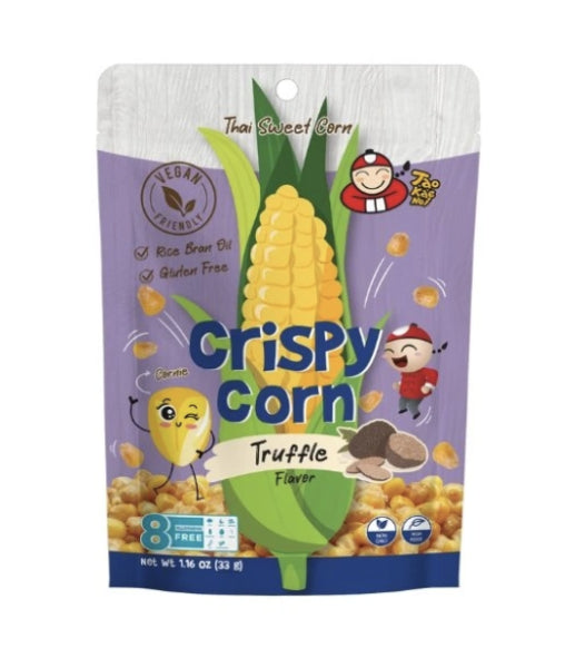TKN Crispy Corn Truffle Flavour 33g/ TKN Kraukšķīgā Kukurūza Trifeļu Garša 33g (TAIVĀNA) Tao Kae Noi