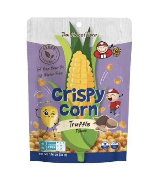 TKN Crispy Corn Truffle Flavour 33g/ TKN Kraukšķīgā Kukurūza Trifeļu Garša 33g (TAIVĀNA) Tao Kae Noi