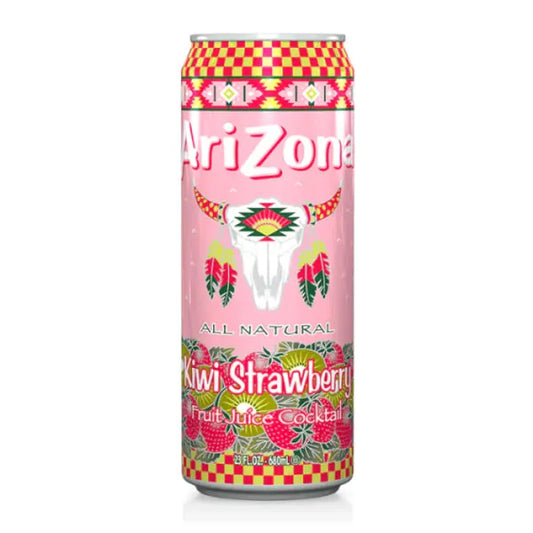 Arizona Juice Iced Tea Kiwi-Strawberry 650ml/ Arizona sulas ledus tēja kivi-zemeņu 650ml Arizona