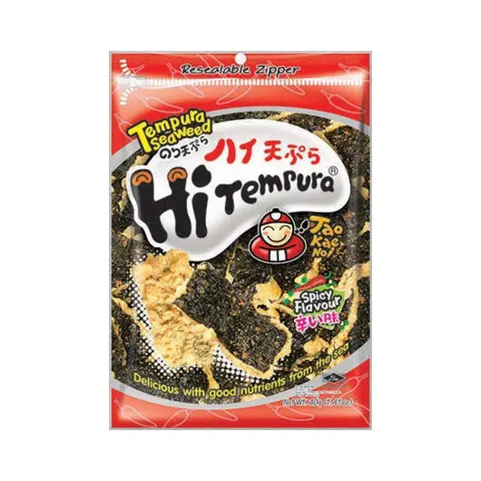 TKN  Spicy Tempura Seaweed 40g/ TKN Pikanta tempuras jūraszāle 40g (Taizeme) Tao Kae Noi