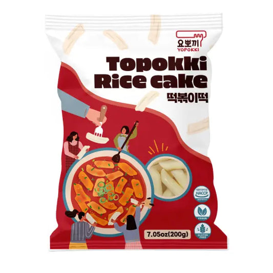 Yopokki Rice Cake Topokki 200g/ Yopokki rīsu kūkas Topokki 200 g (Koreja) Oishii Asian Mart
