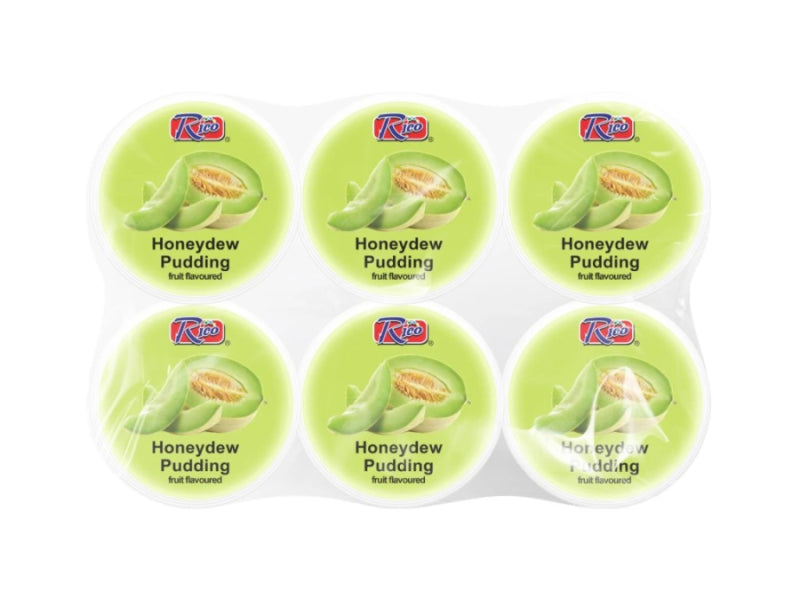 Rico medus melones pudiņš ar Nata de Coco 6×65 g (Malaizija) Rico