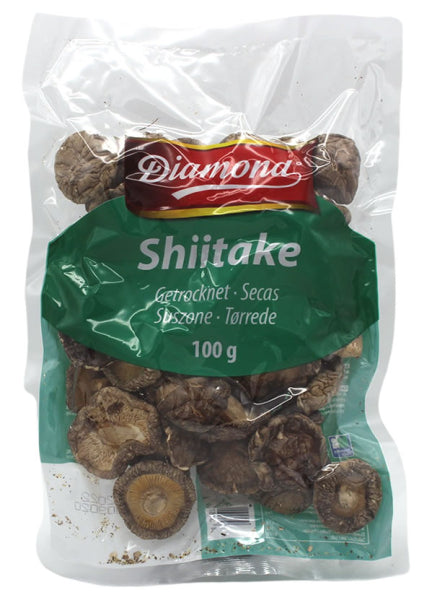 Diamond Shiitake Mushroom 100g/ Diamond šitake sēnes 100 g (ĶĪNA) Diamond