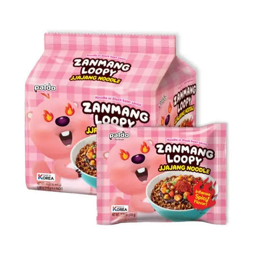 Paldo ZANMANG Loopy Spicy Noodle 110g/ Paldo ZANMANG Loopy pikantās nūdeles 110 g (KOREJA) PALDO