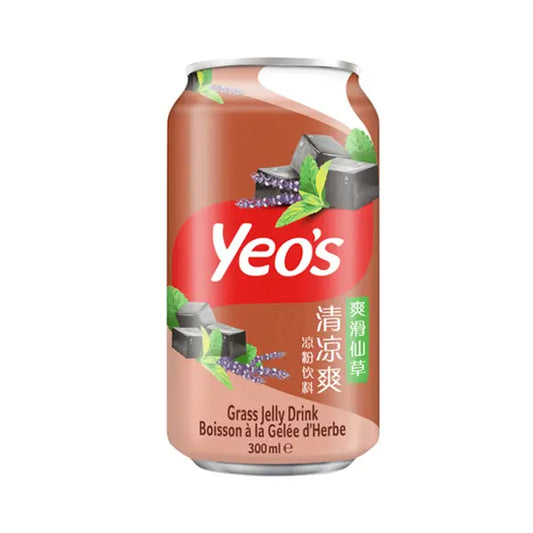 YEO'S Grass Jelly Drink 300ml/ YEO'S Zāļu želejas dzēriens 300ml (MALAIZIJA) Yeo's