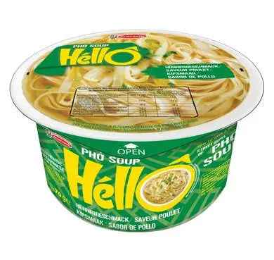 HELLO Chicken Rice Noodle 75g/ HELLO vistas rīsu nūdeles 70g