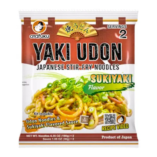 Sukiyaki Yaki Udon 2 portions 420g/ Sukijaki ceptās udona 2 porcijas 420g (JAPĀNA) Otafuku