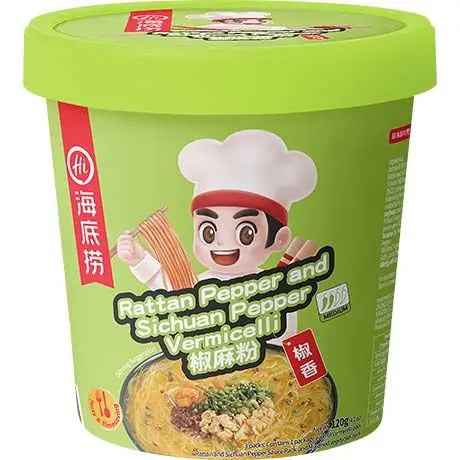 HAIDILAO Vermicelli Rattan & Sichuan Pepper 120g/ HAIDILAO Vermicelli nūdeles ar rotangpalmu un Sičuaņas pipariem 120g
