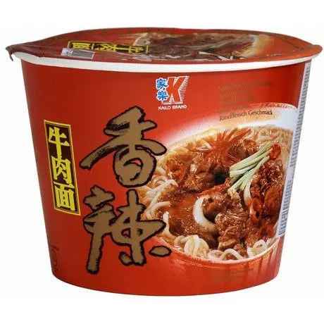 KAILO Noodles Beef Spicy Bowl 120g/ KAILO nūdeles ar liellopa gaļas garšu (assas) 120 g