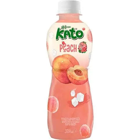 KATO Persiku sulas dzēriens ar Nata de Coco 320ml (TAIZEME) Oishii Asian Mart