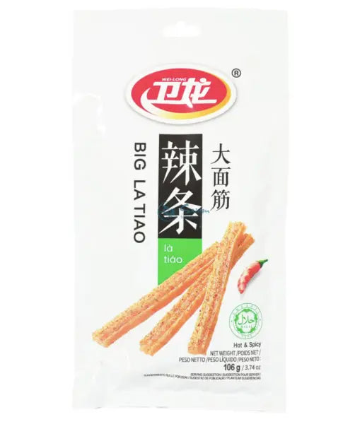 WEILONG Latiao Big 106g/ WEILONG Latiao asa uzkoda 106g (ĶĪNA) Oishii Asian Mart