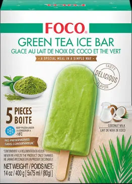 Foco Green Tea Ice Cream Bar 400g/ Foco Zaļas tējas saldējuma batoniņi (TAIZEME) Foco