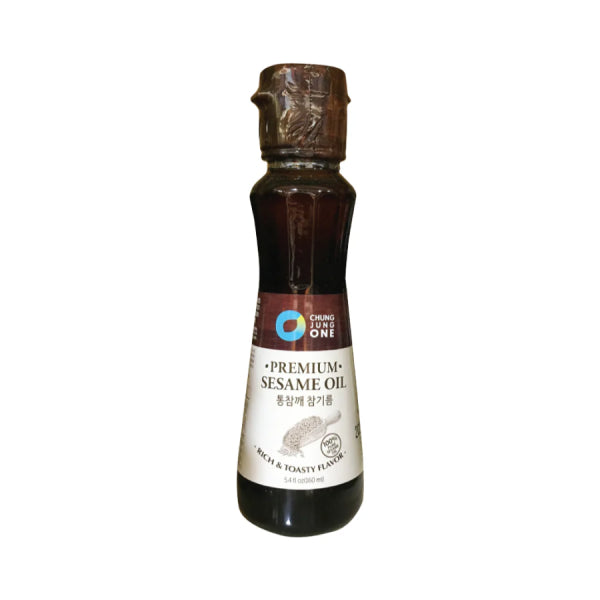 CJW Premium Sesame Oil 160ml/ CJW augstākās kvalitātes sezama eļļa 160 ml (KOREJA) Oishii Asian Mart
