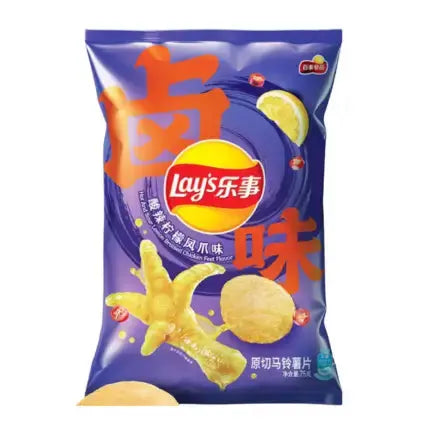 Lay's kartupeļu čipsi ar citronu un vistas kājiņu garšu 70 g Tokimeki