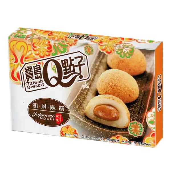 Q-brand Mochi Peanut 210g/ Q-Brand zemesriekstu moči 210 g (TAIVĀNA)