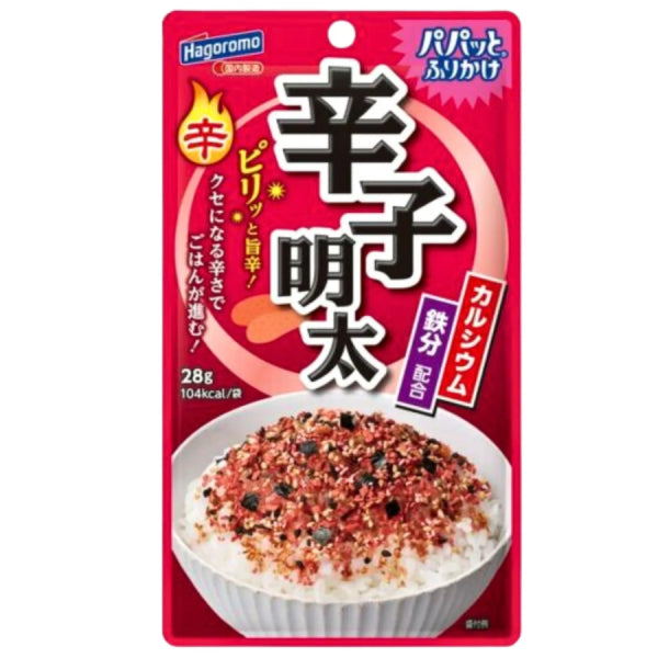 HAGOROMO Papatto furikake ar mencu ikru garšu 28 g (JAPĀNA) Oishii Asian Mart