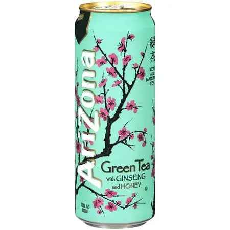 Arizona Zaļā Tēja ar Žeņšeņu un Medu 650ml