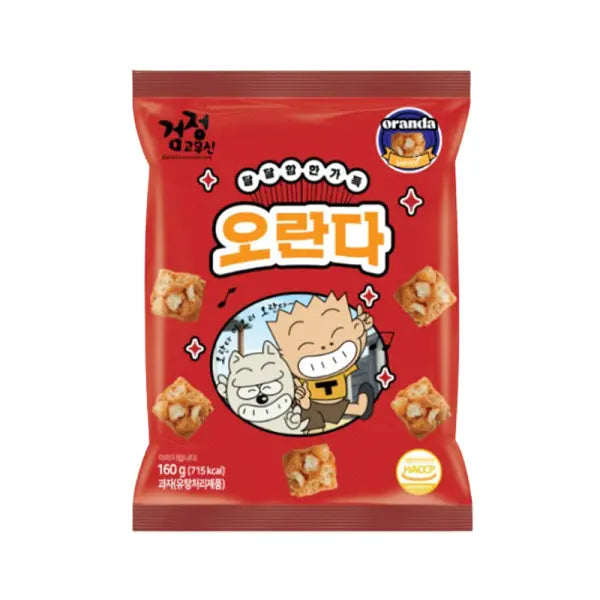 BRS Korean Cracker Sweet Cube 160g/ BRS Korejiešu Krekeri “Sweet Cube” 160 g BRS