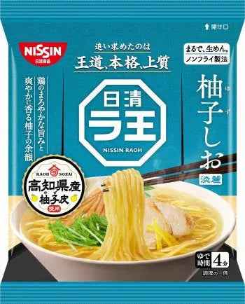 Nissin RAOH Yuzu Salt/ Nissin Raoh Instant Ramen Yuzu un sāls garša