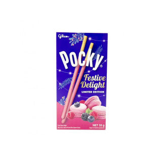 Glico Pocky Strawberry 45g/ Glico Pocky Zemeņu 45g (Indonēzija) Pocky