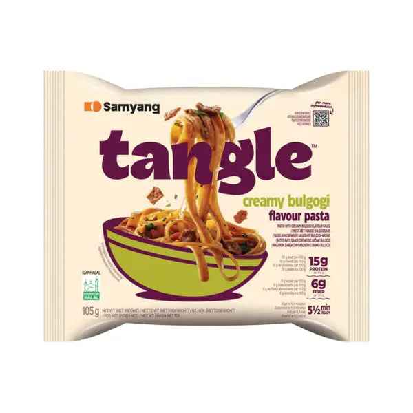 SAMYANG Tangle Creamy Bulgogi Pasta 105g/ SAMYANG Tangle Bulgogi Krēmveida Nūdeles 105 g