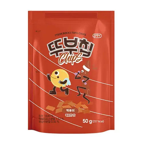Cookia Tofu Snack Topokki 50g/ Cookia Tofu uzkoda Topoki 50g Cookia