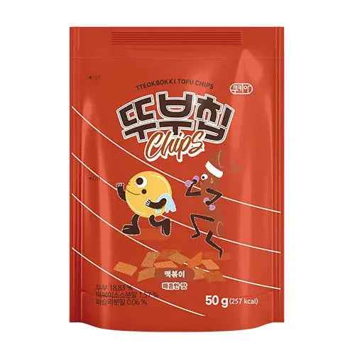 Cookia Tofu Snack Topokki 50g/ Cookia Tofu uzkoda Topoki 50g