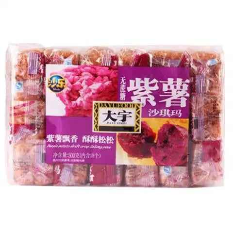 DY Sachima Purple Potato flavour 408g/ DY Sačima ar purpura kartupeļu garšu 408 g