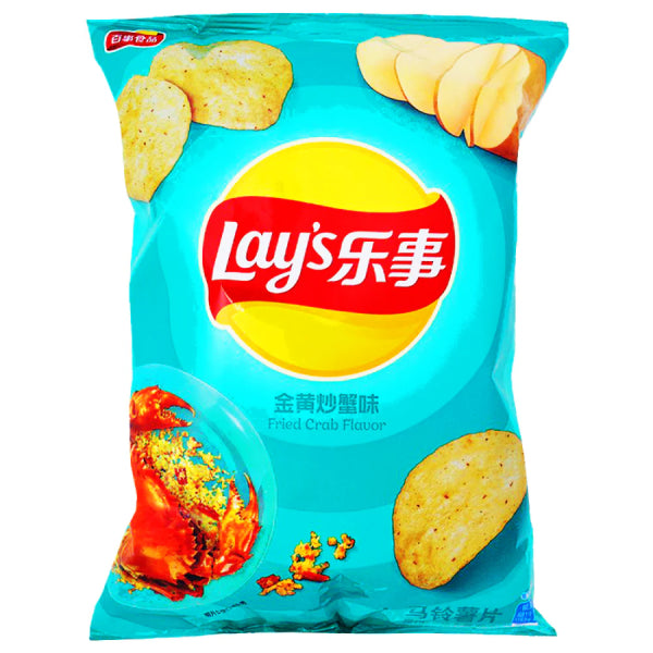 Lay's Fried Crab 70g/ Lay’s Ceptais krabis 70g Oishii Asian Mart