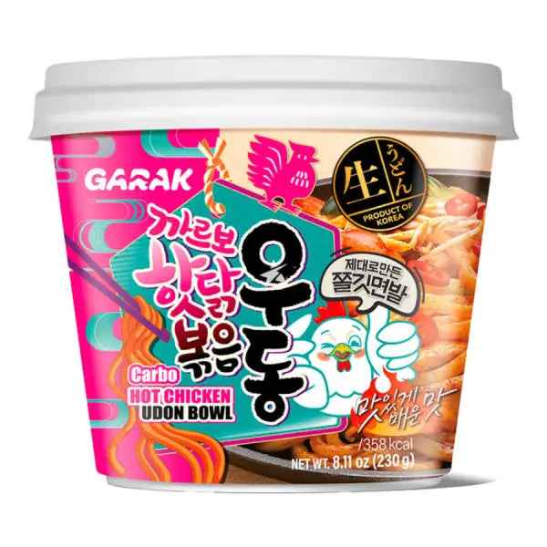 GARAK Carbo Hot Chicken Udon 230g/ GARAK asi vistas udoni ar karbonādes garšu 230 g