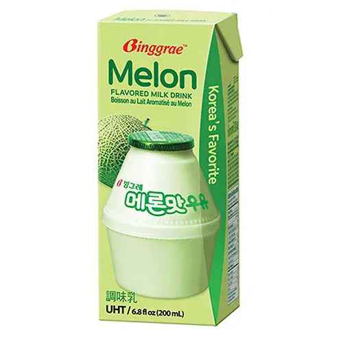 BINGGRAE Melon Milk 200ml/ BINGGRAE meloņu piens 200ml